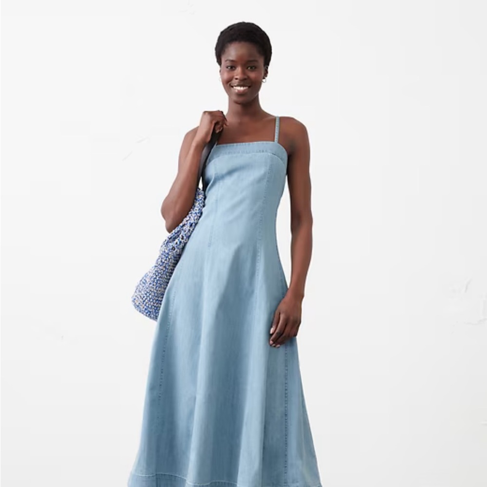 Banana Republic Light Blue Midi Dress